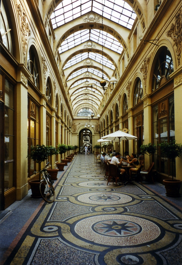 Liebevoll und stilgerecht saniert. Die Galerie Vivienne, Paris